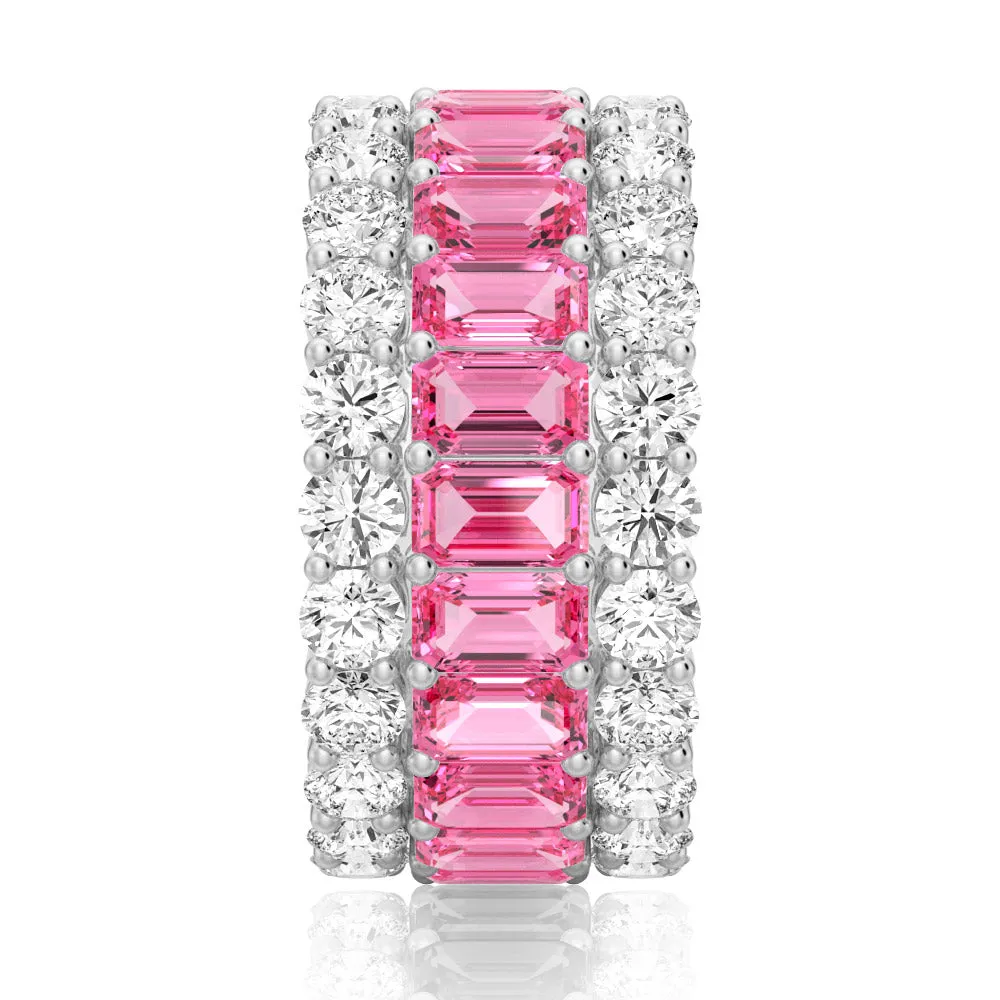 15.4 CT. Baguette Lab Grown Gemstone Eternity Band