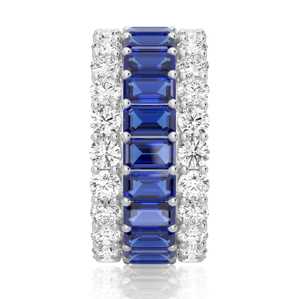 15.4 CT. Baguette Lab Grown Gemstone Eternity Band