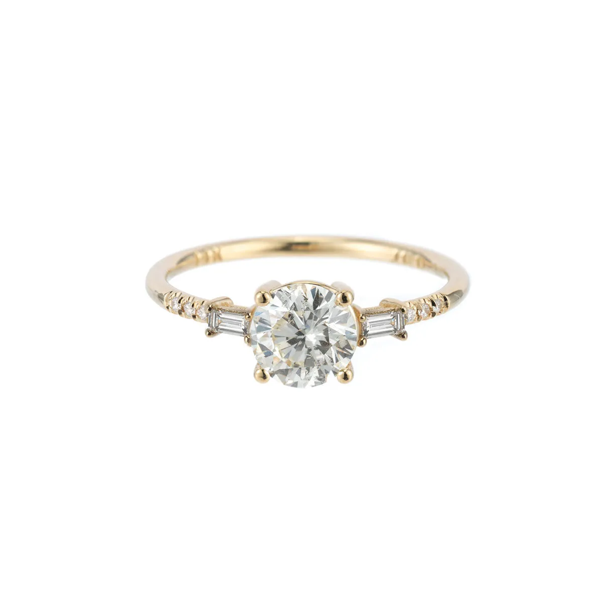 1c Melody Baguette Equilibrium Ring