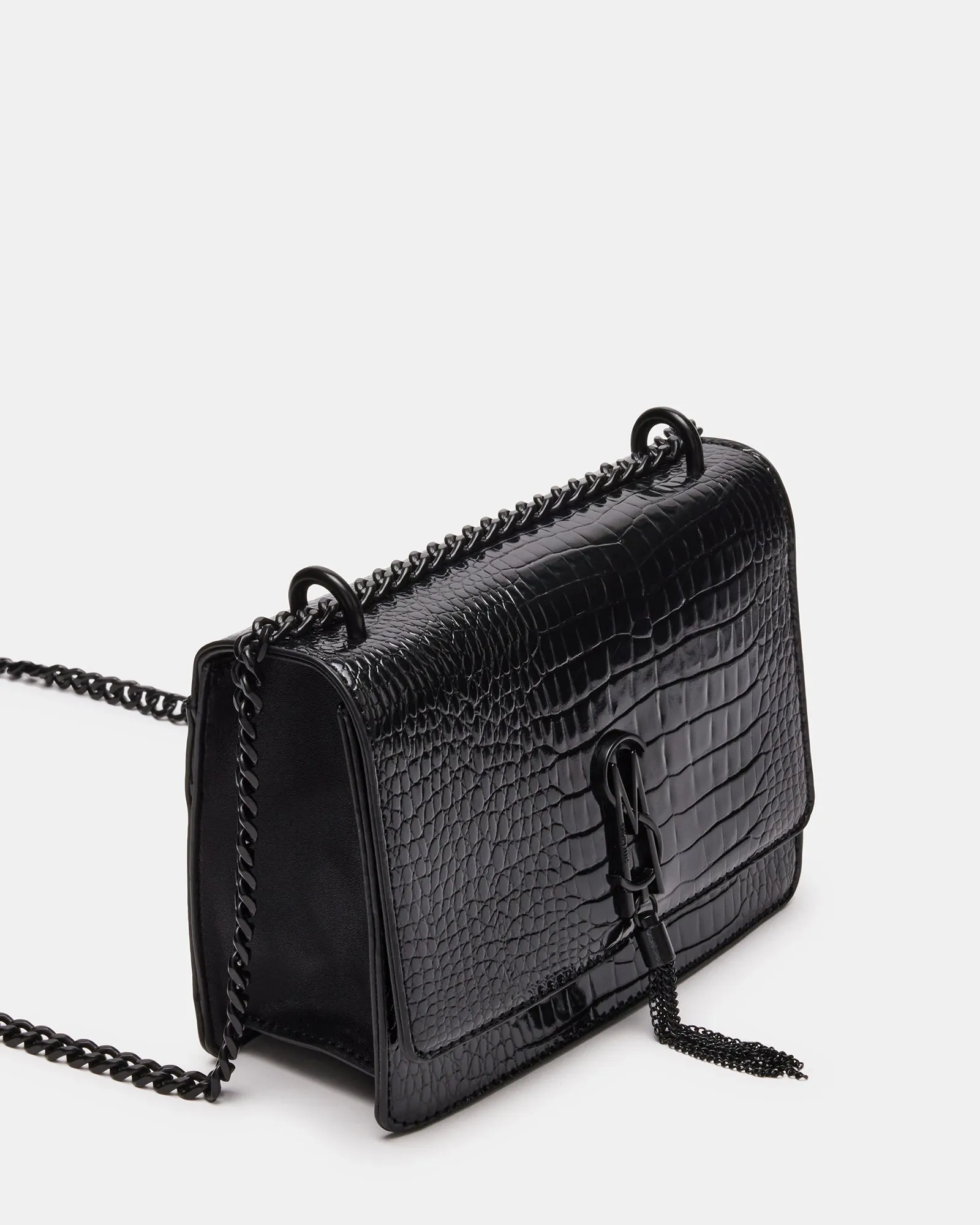 AMARA BAG CROCODILE BLACK/BLACK