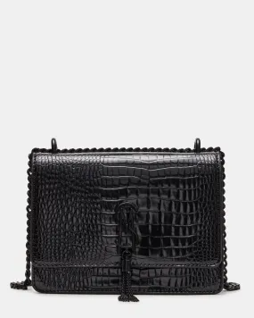 AMARA BAG CROCODILE BLACK/BLACK