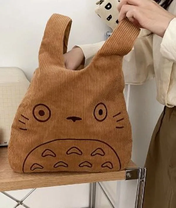 Bag - Totoro Embroidered