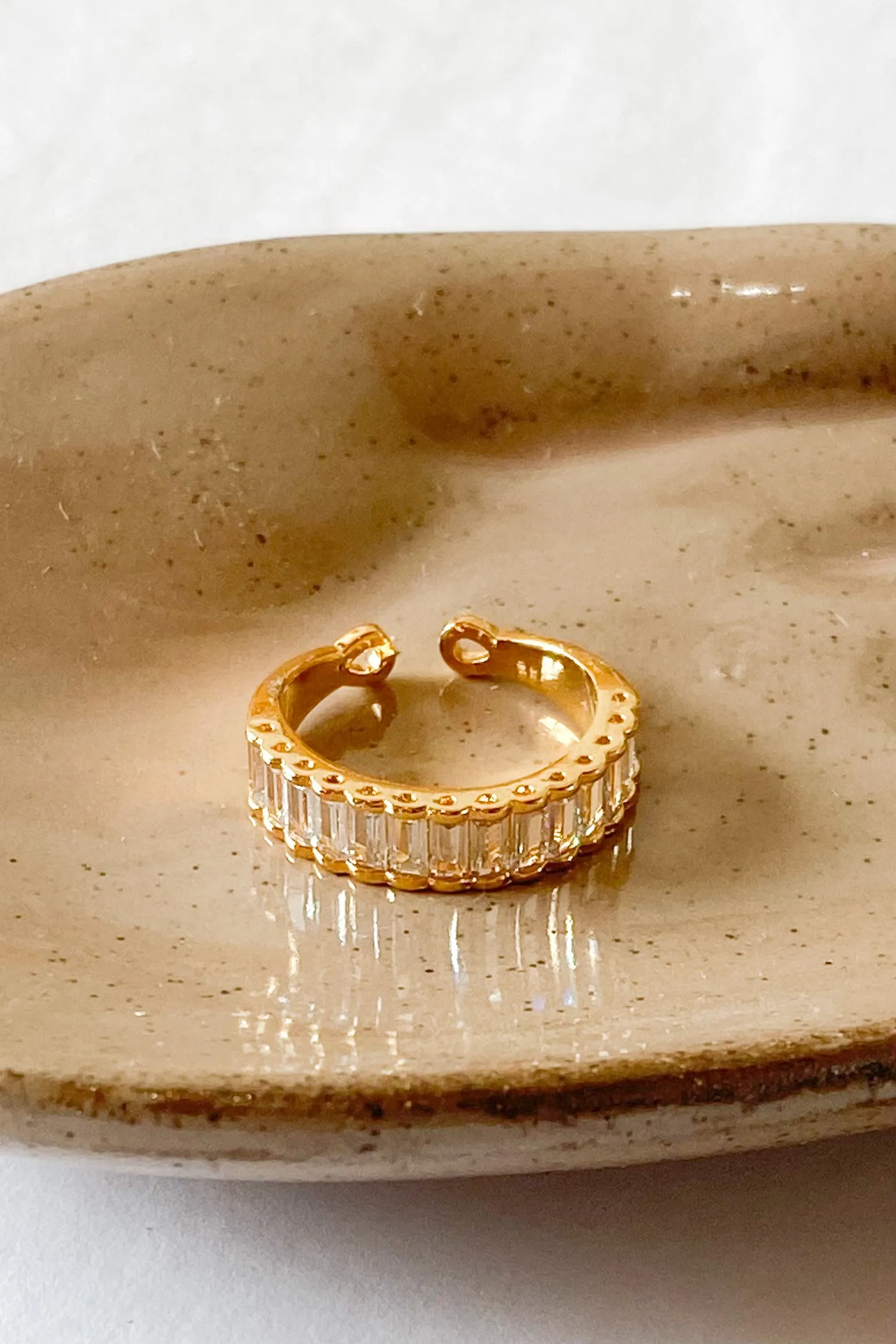 baguette queen ring