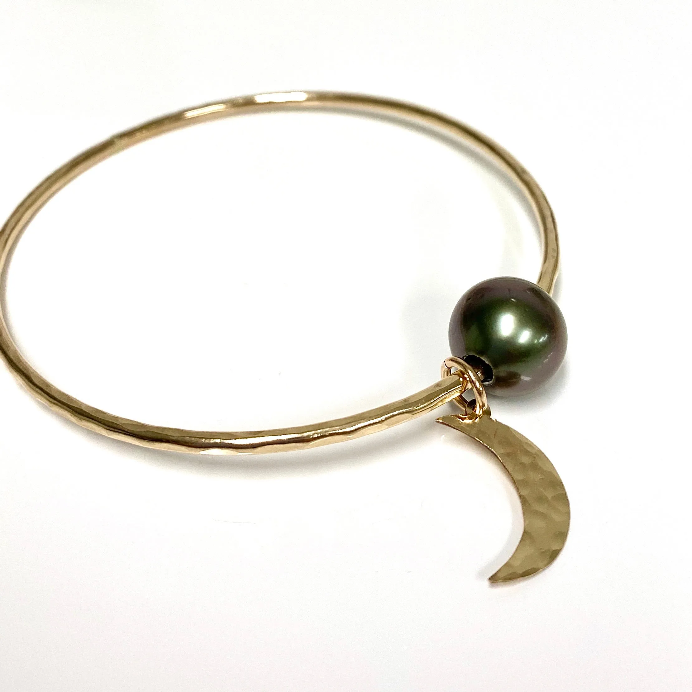 Bangle MAHINA - Tahitian pearl (B455)