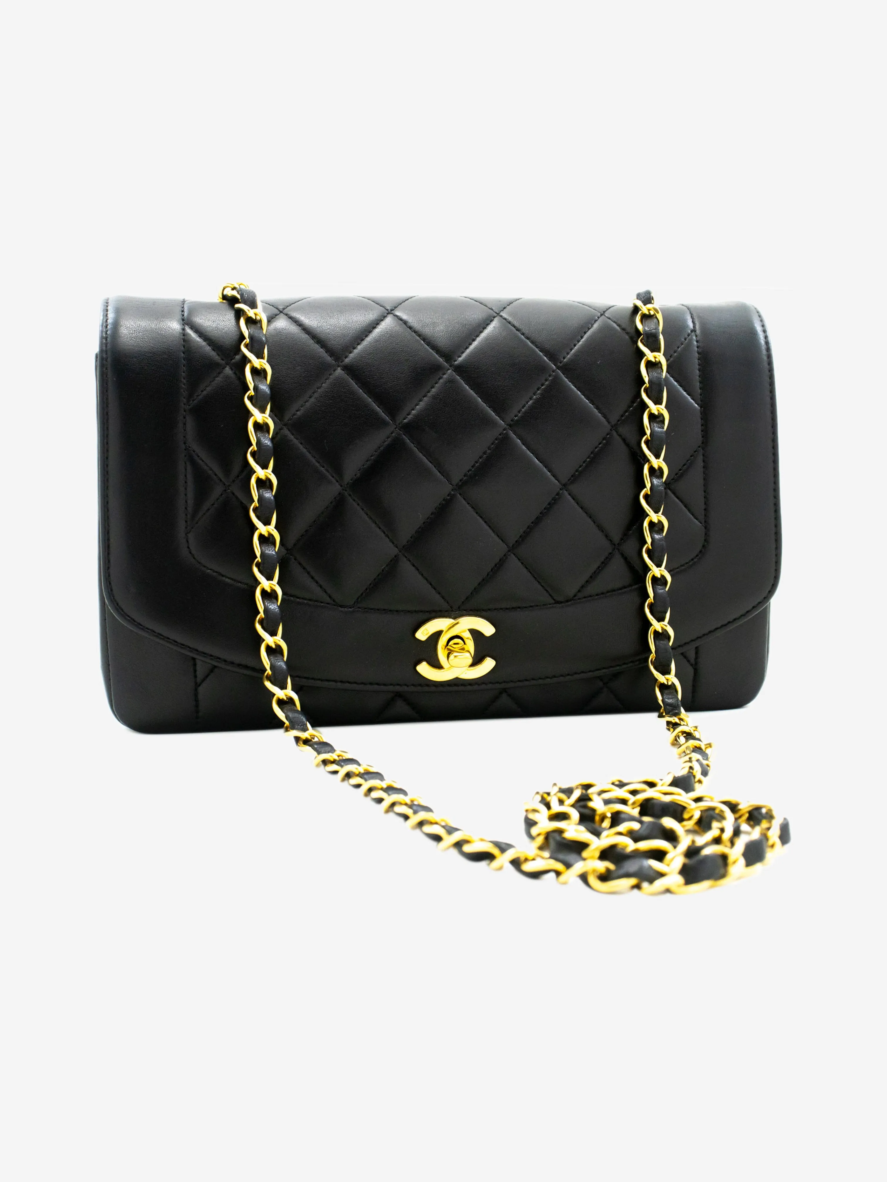 Black vintage 1991-1994 Diana bag