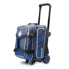 Brunswick Quest Double Roller Blue Bowling Bag