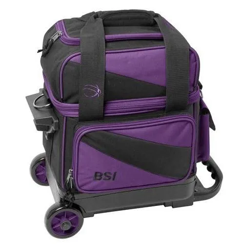 BSI 1 Ball Roller Bowling Bag Purple Black