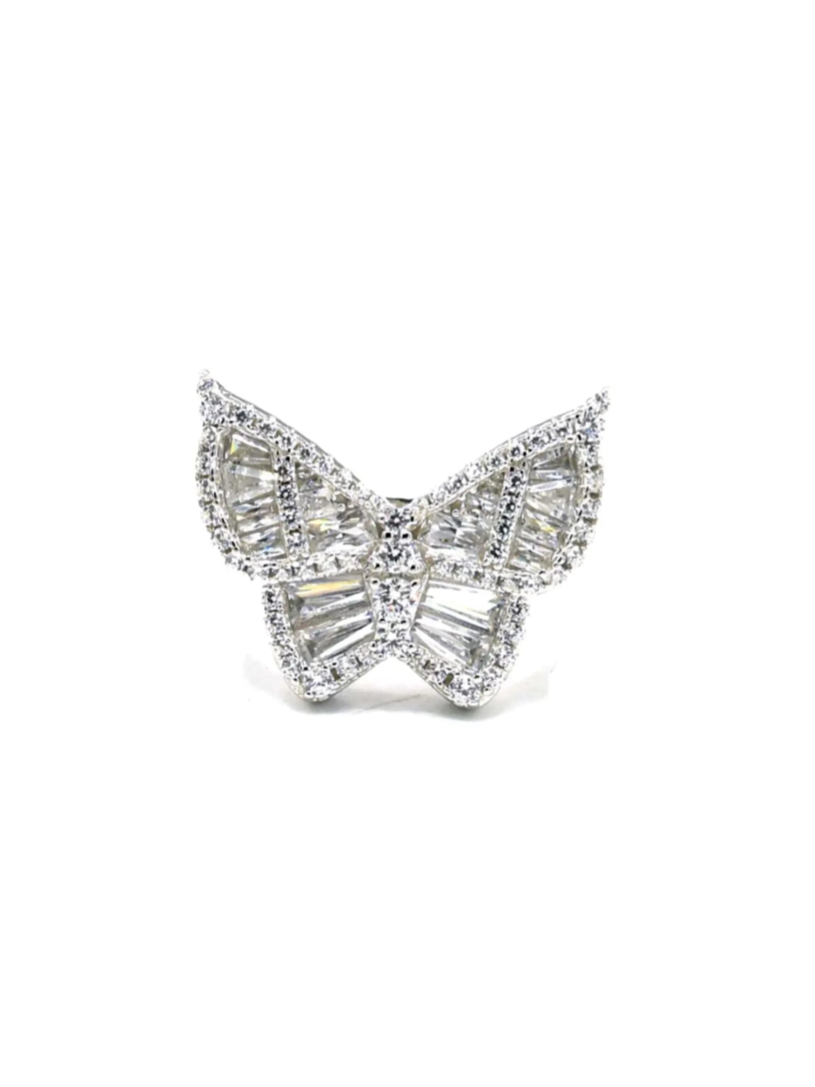 Butterfly Baguette Ring