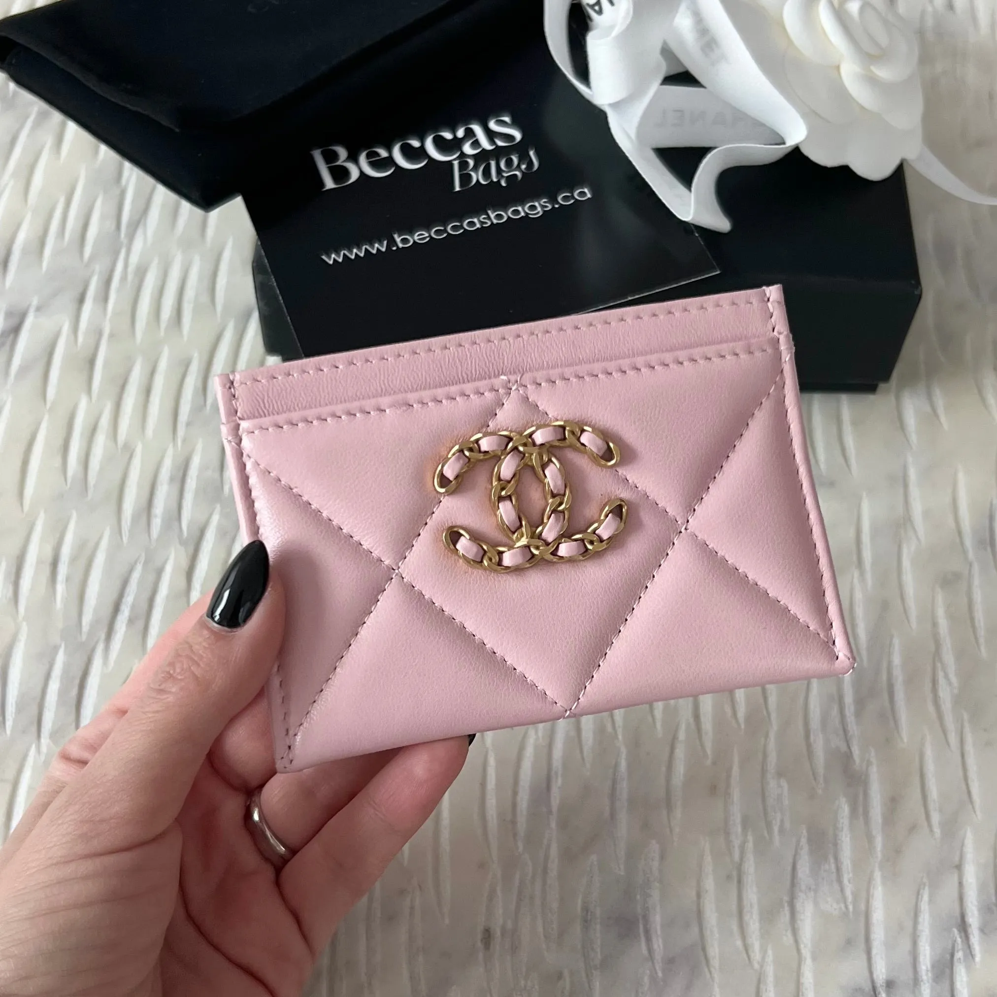 Chanel 19 Card Holder