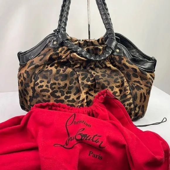 Christan LouboutinLarge Animal Pony Satchel Bag