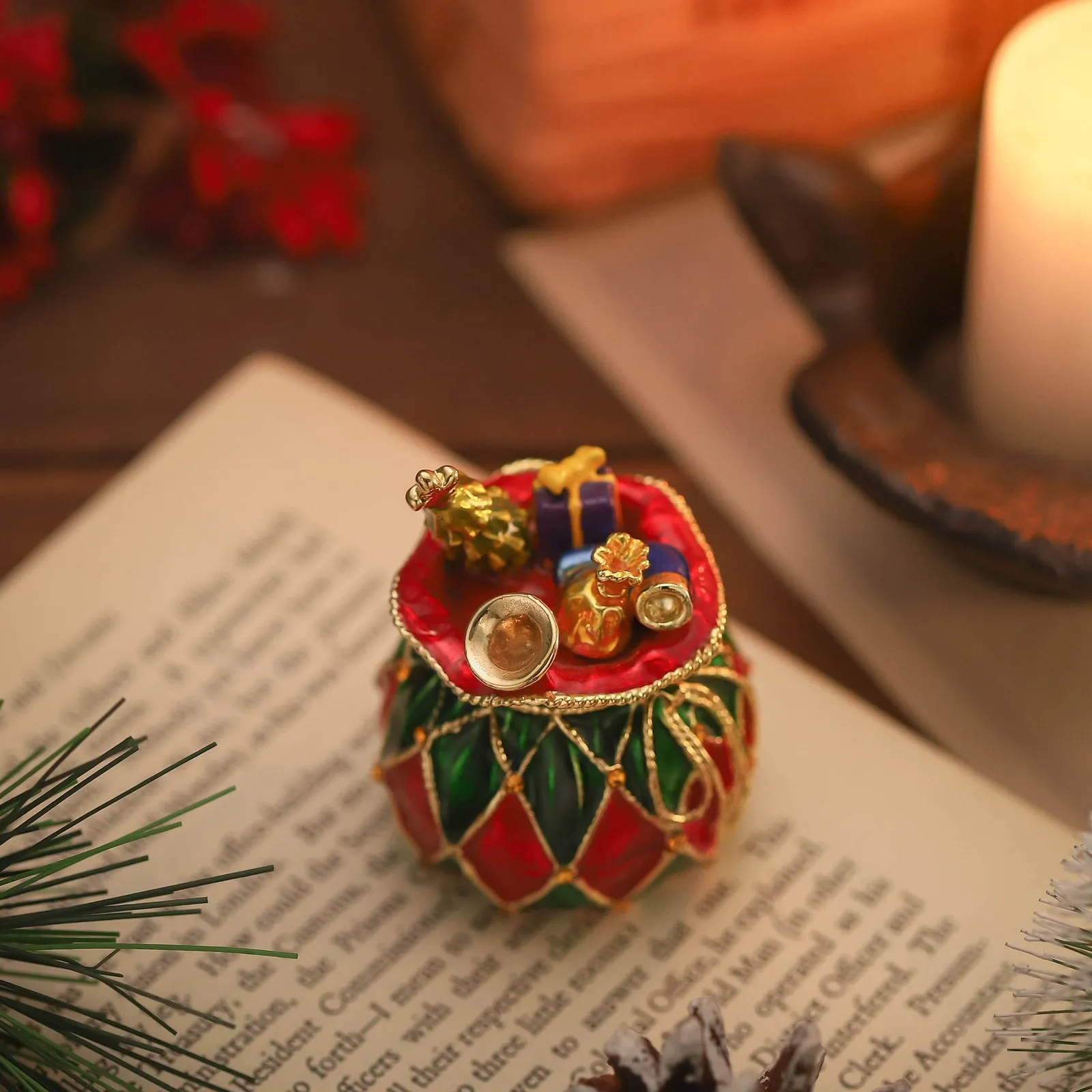 Christmas Lucky Bag Jewelry Box