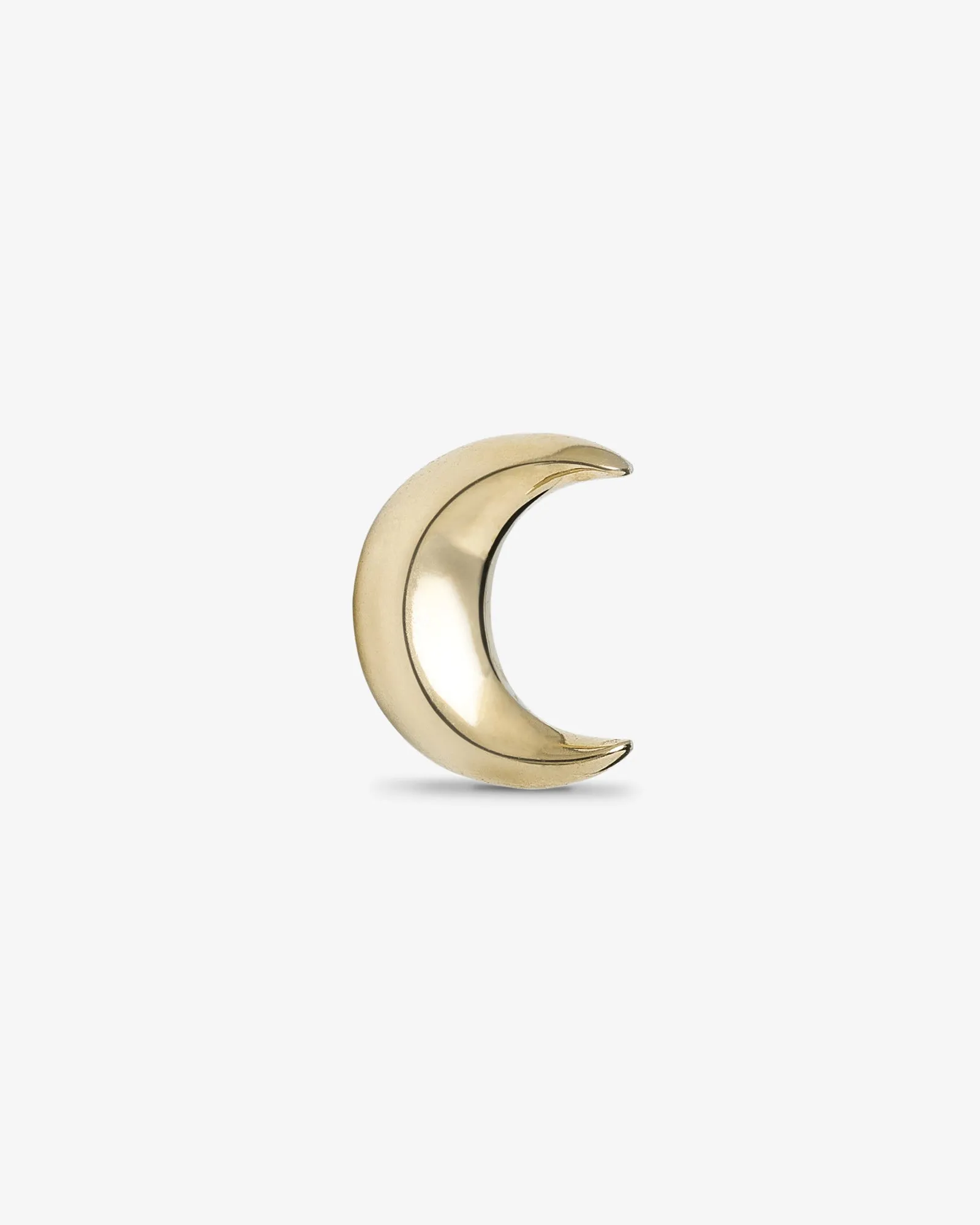 Cove Crescent Threadless End (14K Gold)