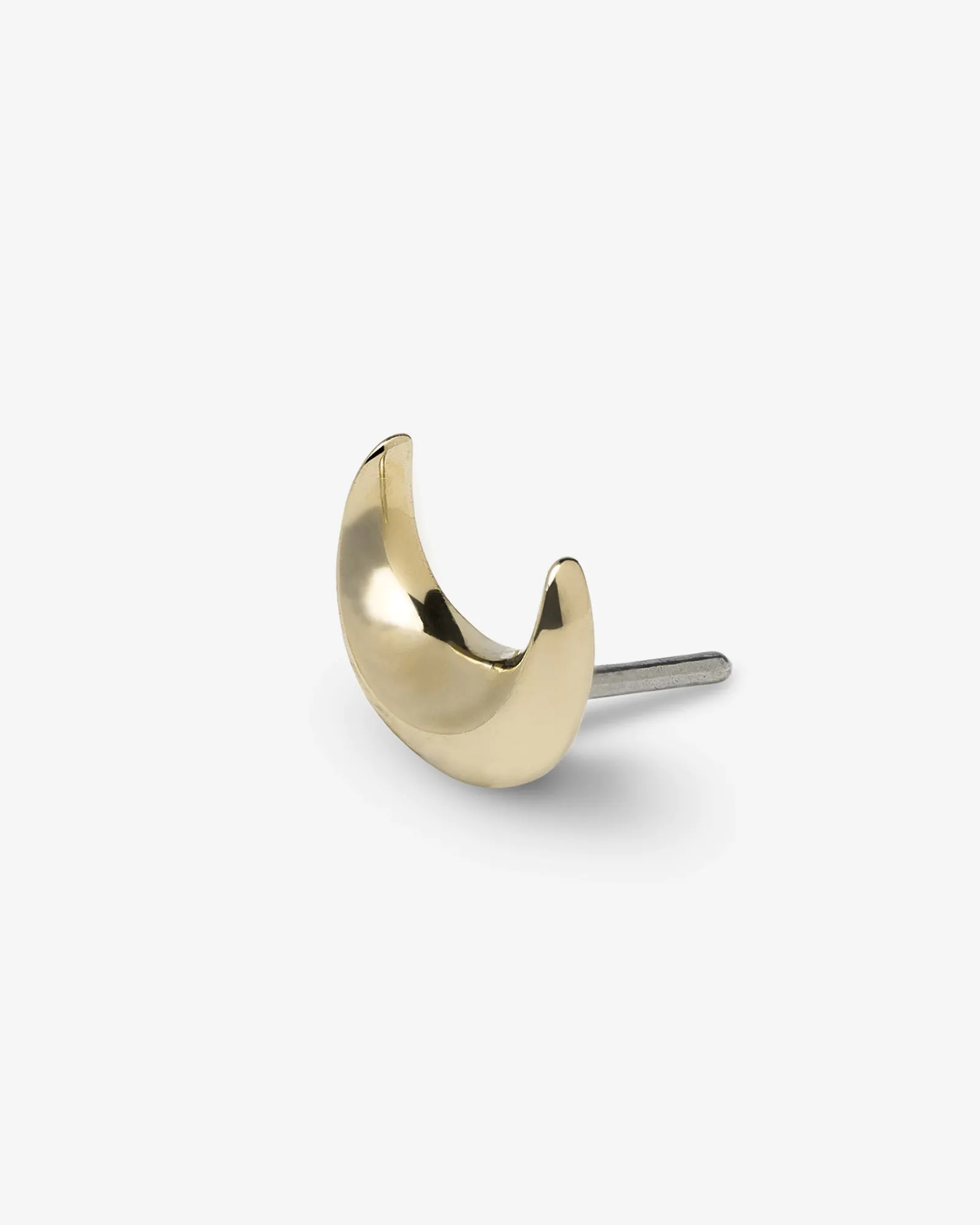 Cove Crescent Threadless End (14K Gold)