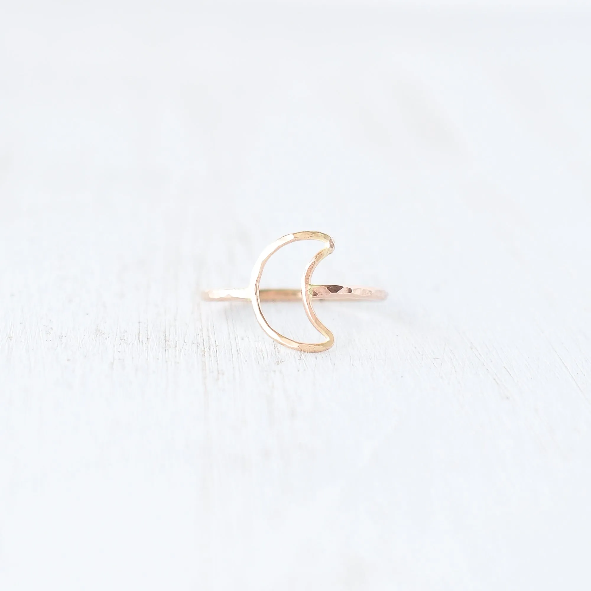 Crescent Moon Stacking Ring