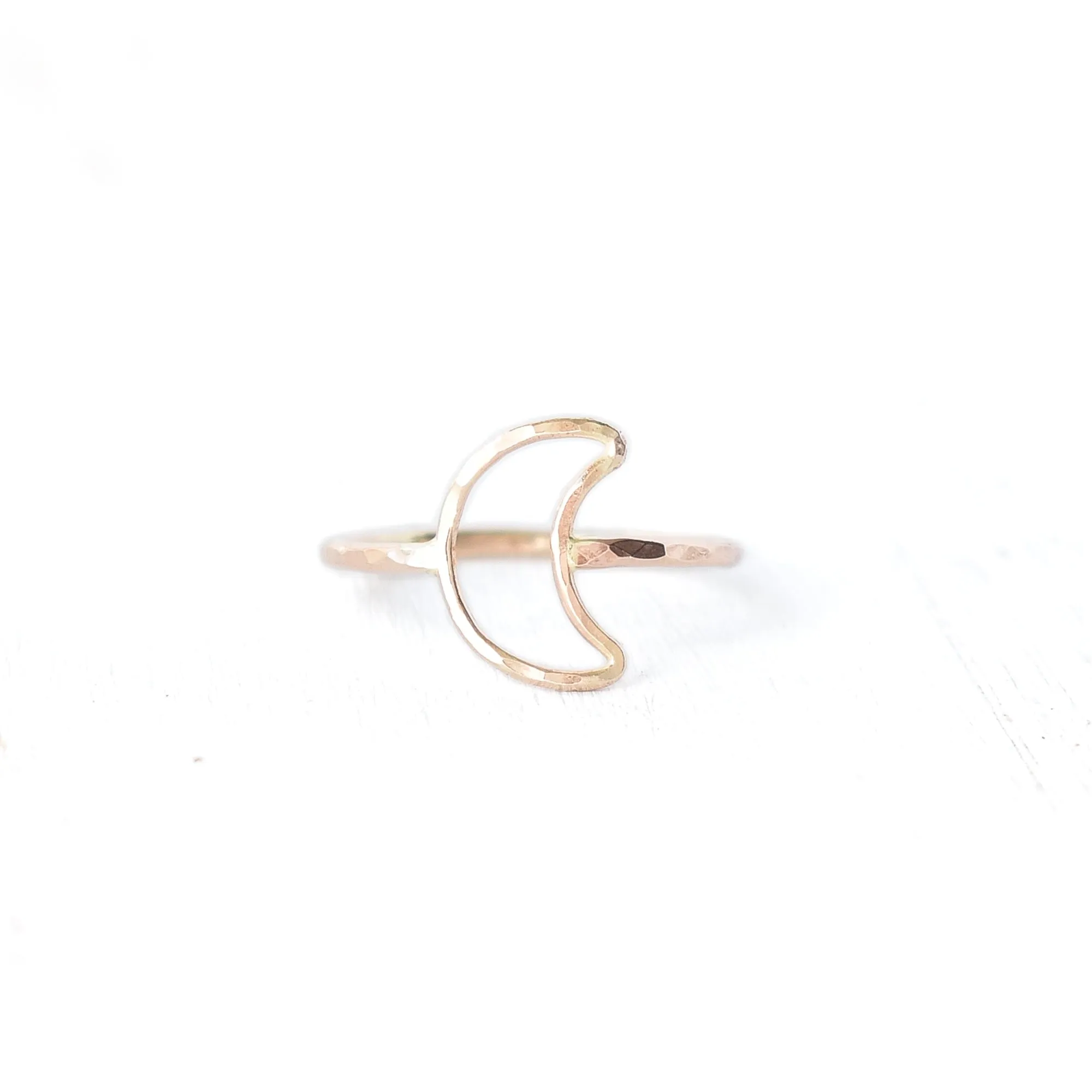 Crescent Moon Stacking Ring