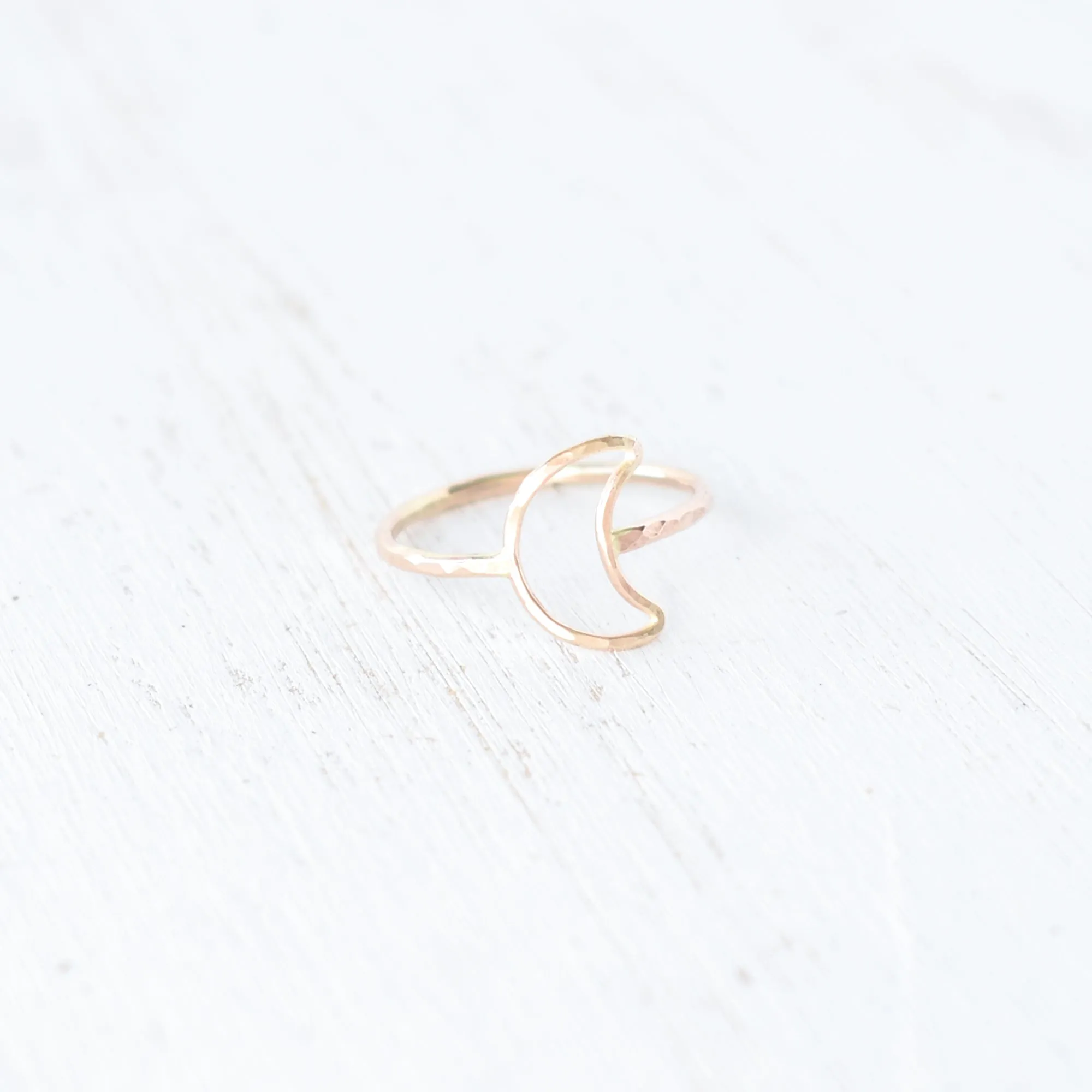 Crescent Moon Stacking Ring