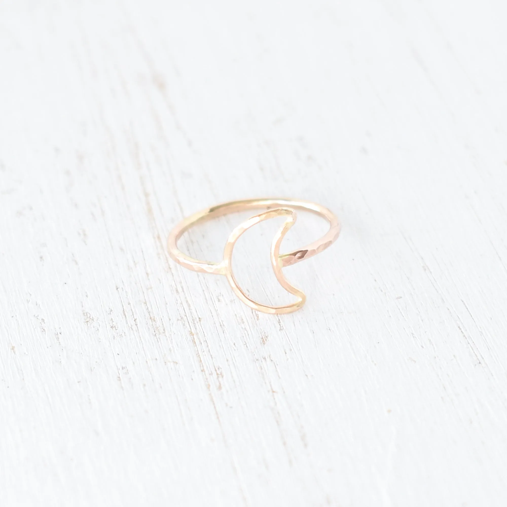 Crescent Moon Stacking Ring