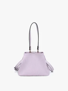 Dove Vegan Pleated Satchel