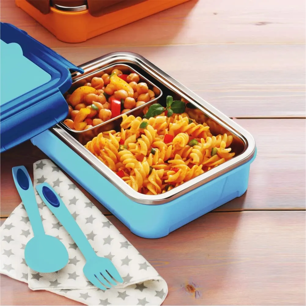 Dubblin Buffet Stainless Steel Lunch Box clip type with inner container