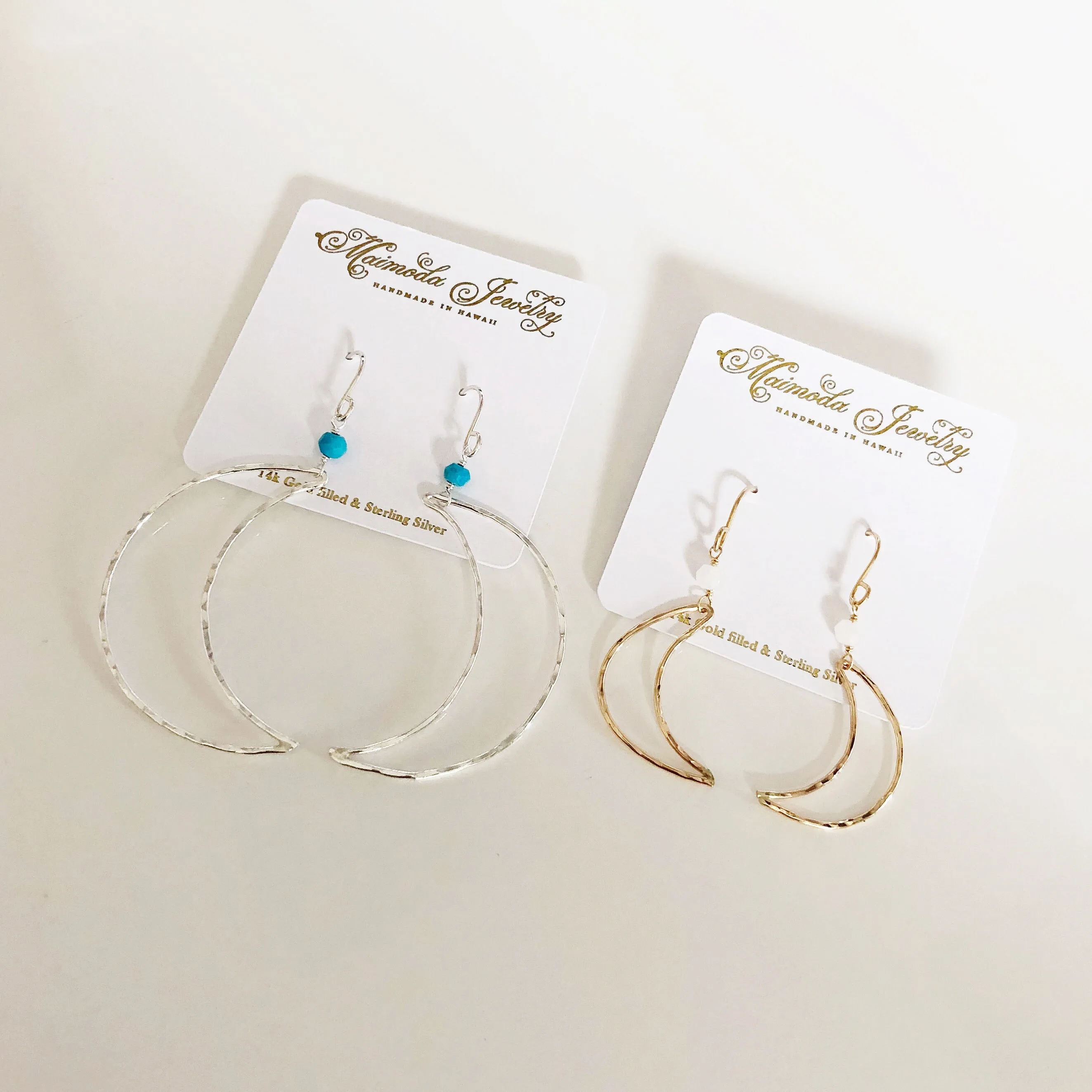 Earrings LUNA - turquoise (E476)