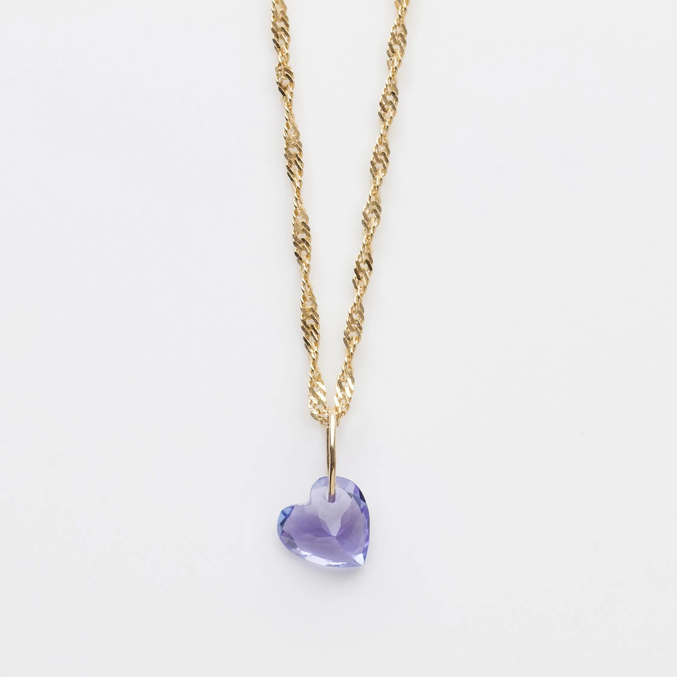 Exclusive Heart Tanzanite Necklace