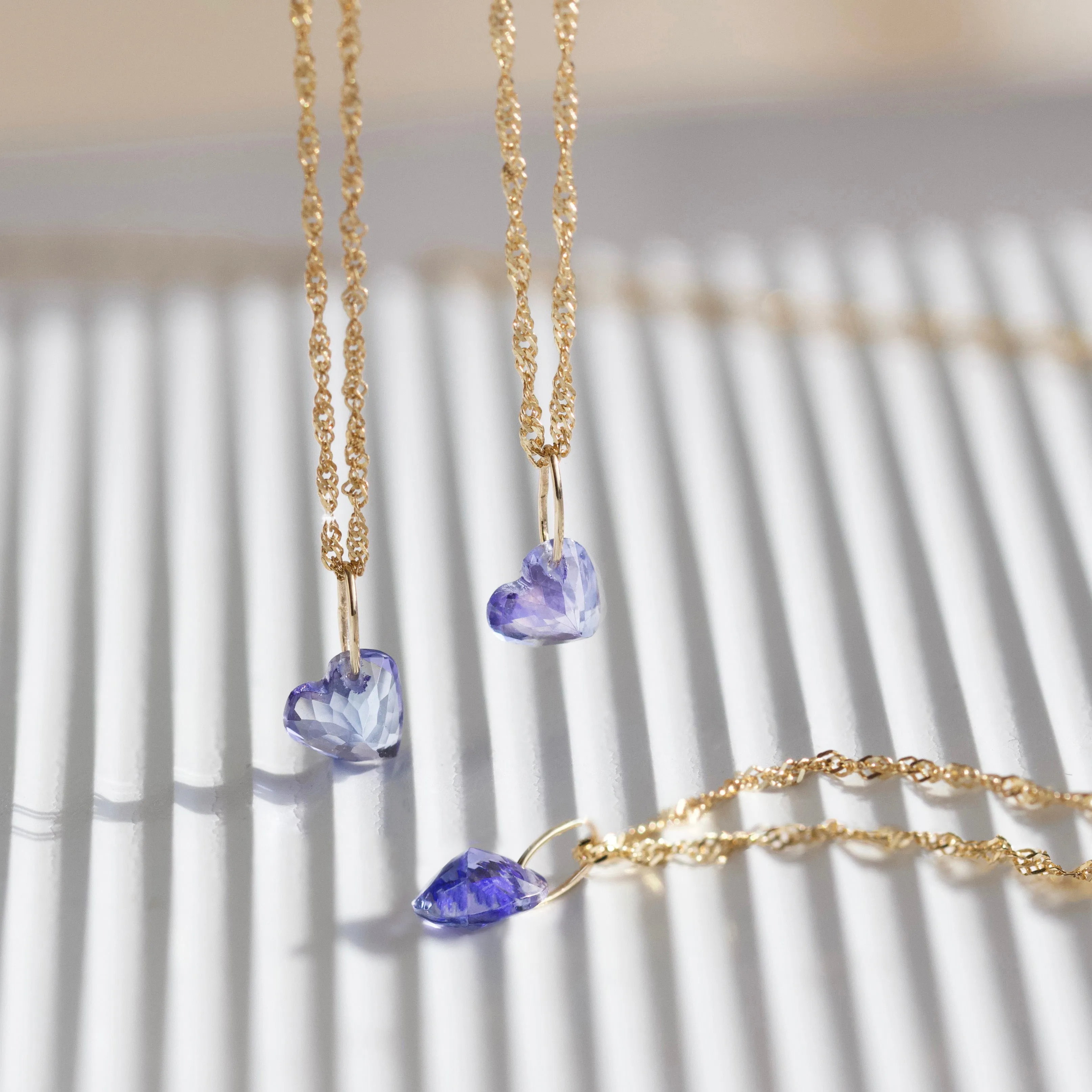 Exclusive Heart Tanzanite Necklace