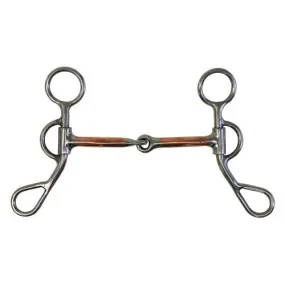 Fort Worth Training Snaffle w/6 Cheeks & Copper Mouth