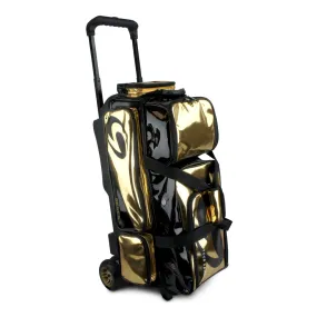 Genesis Dually 3 Ball Roller Black/Gold Bowling Bag