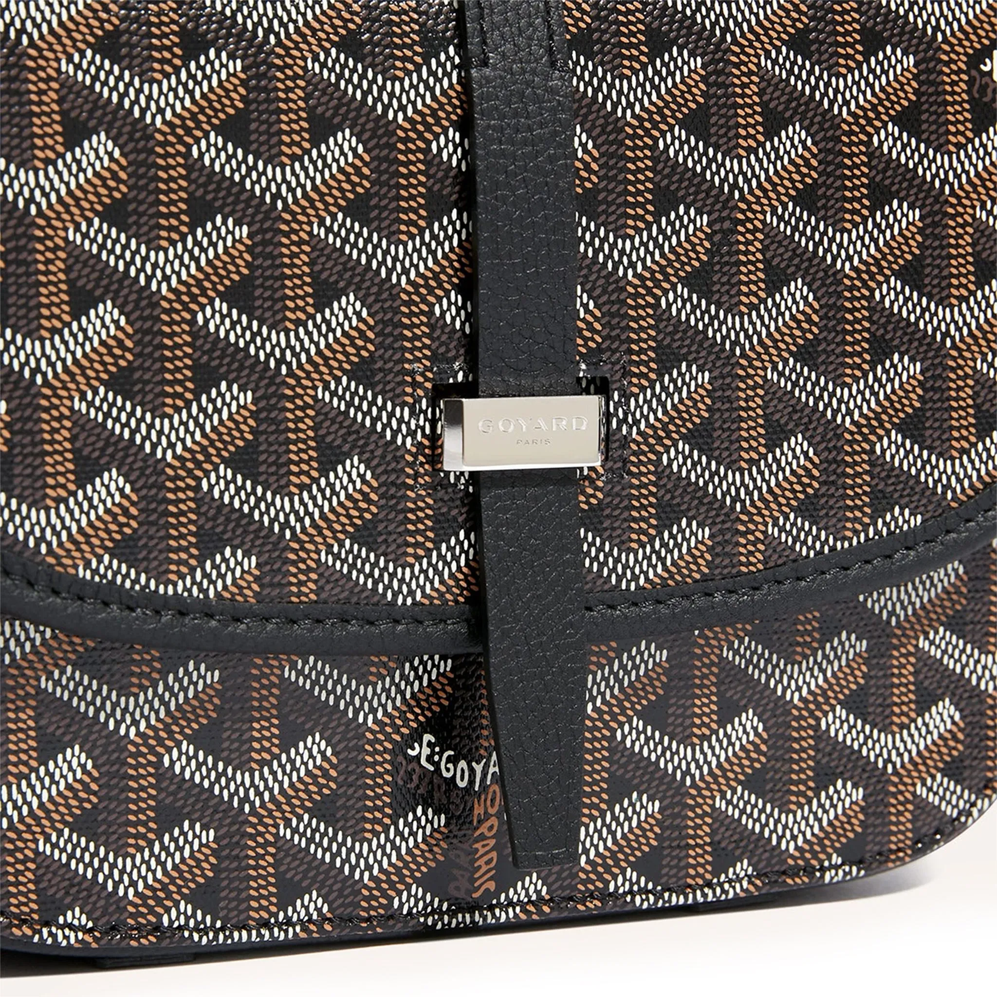 Goyard Goyardine Belvedere II Black PM Messenger Bag