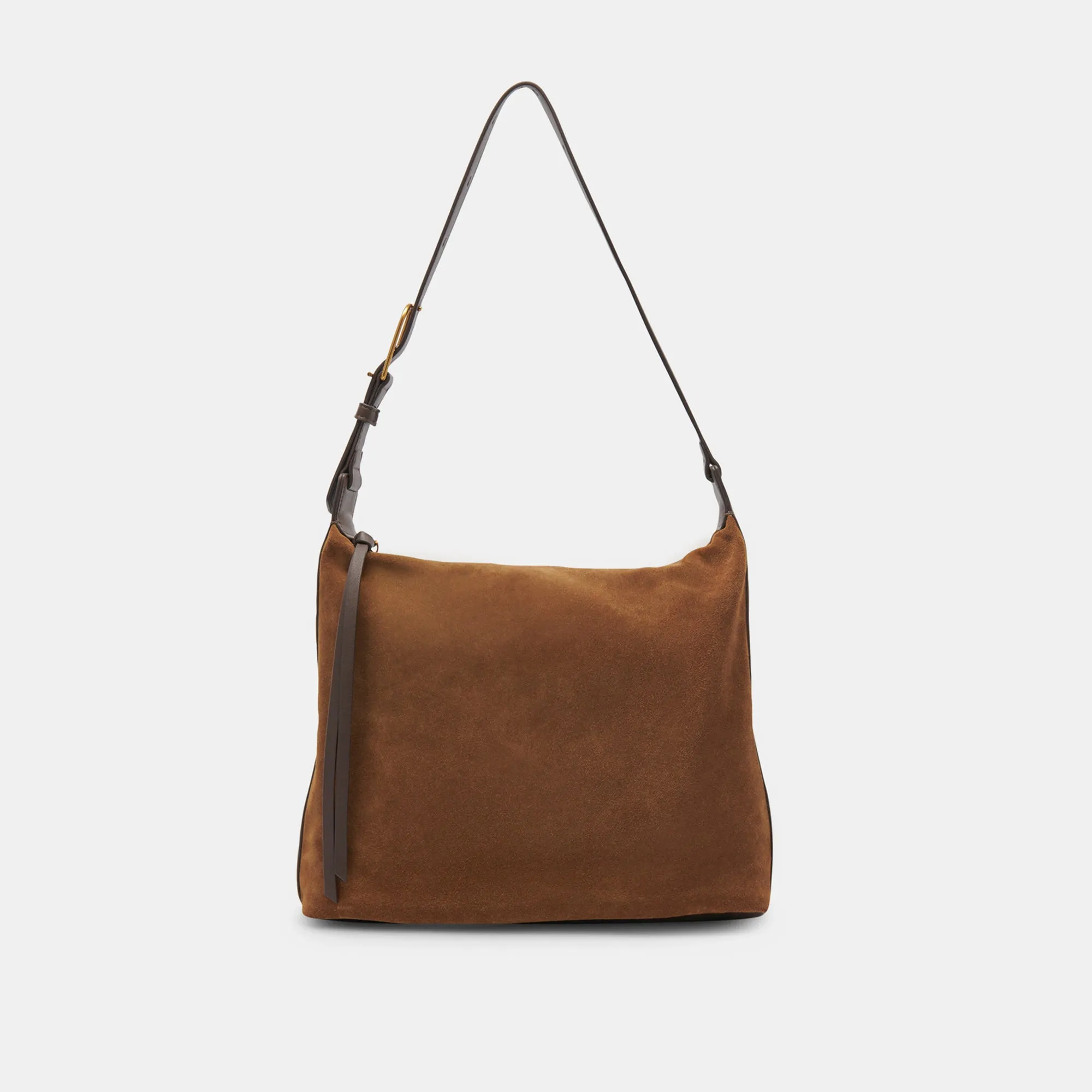 HANA SHOULDER BAG TOBACCO SUEDE