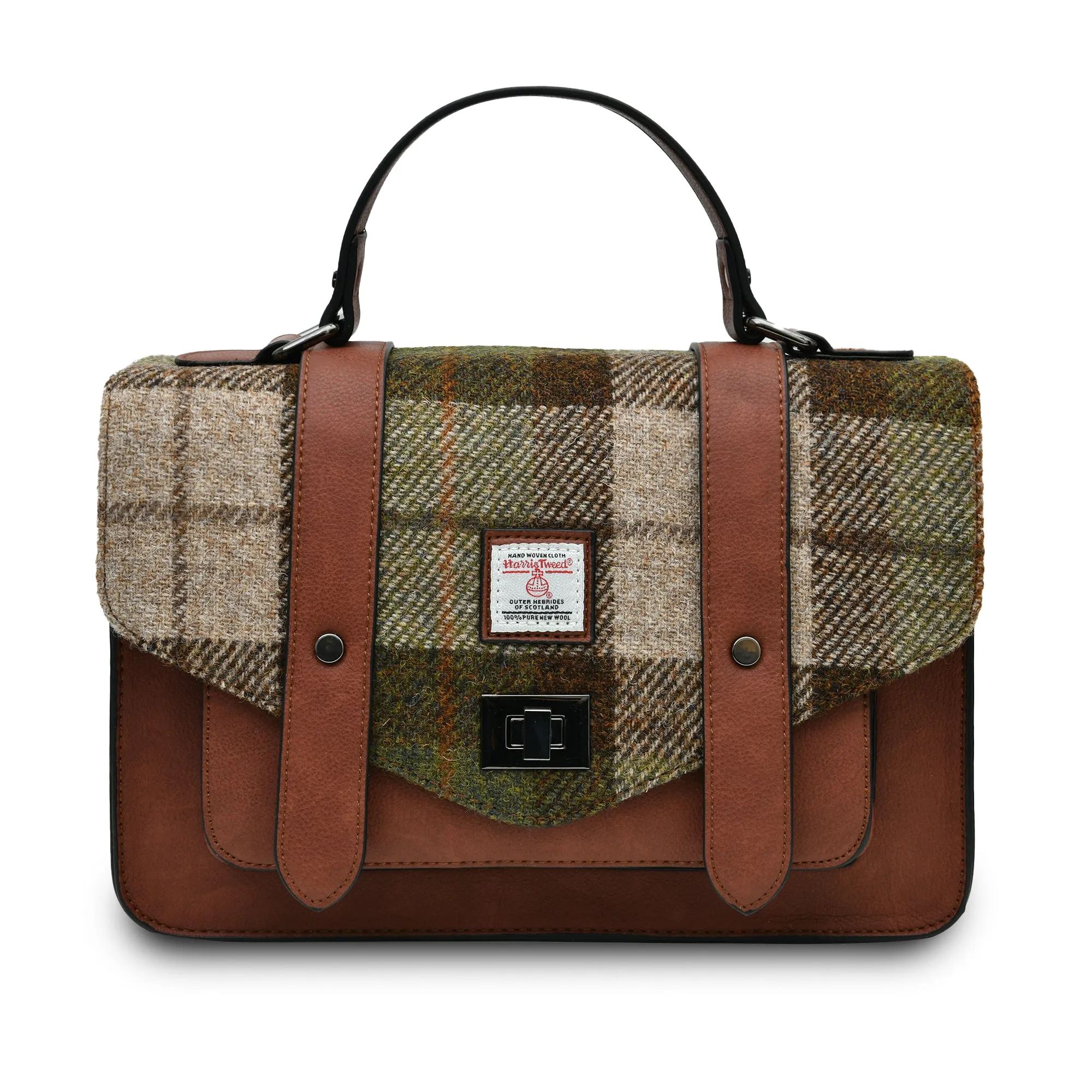 Harris Tweed Large Satchel [5 Colors]