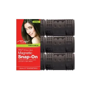 HTB | Magnetic Snap-On Rollers Black 124