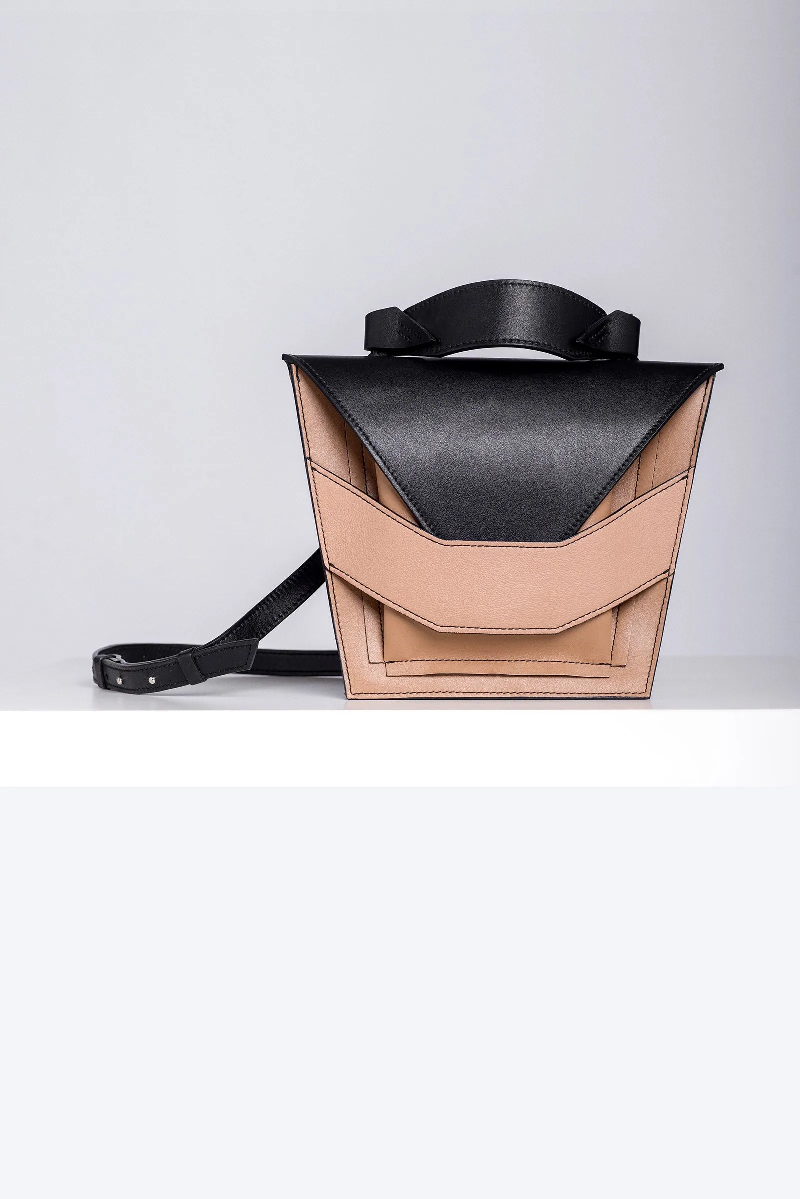 Layered Bag - Caramel Black