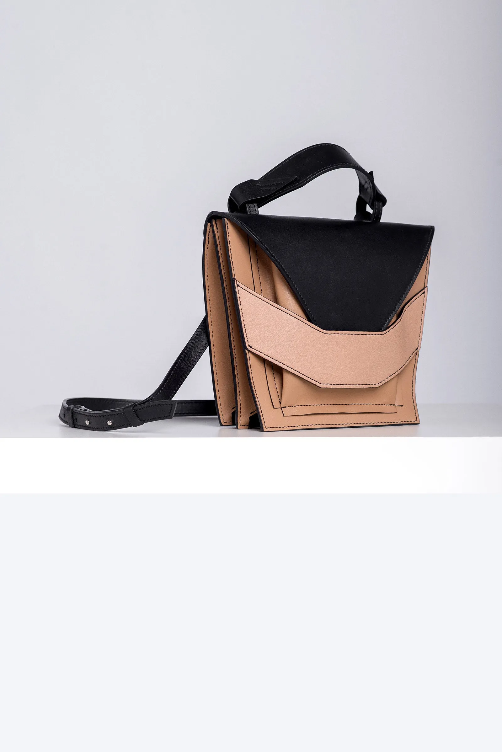 Layered Bag - Caramel Black