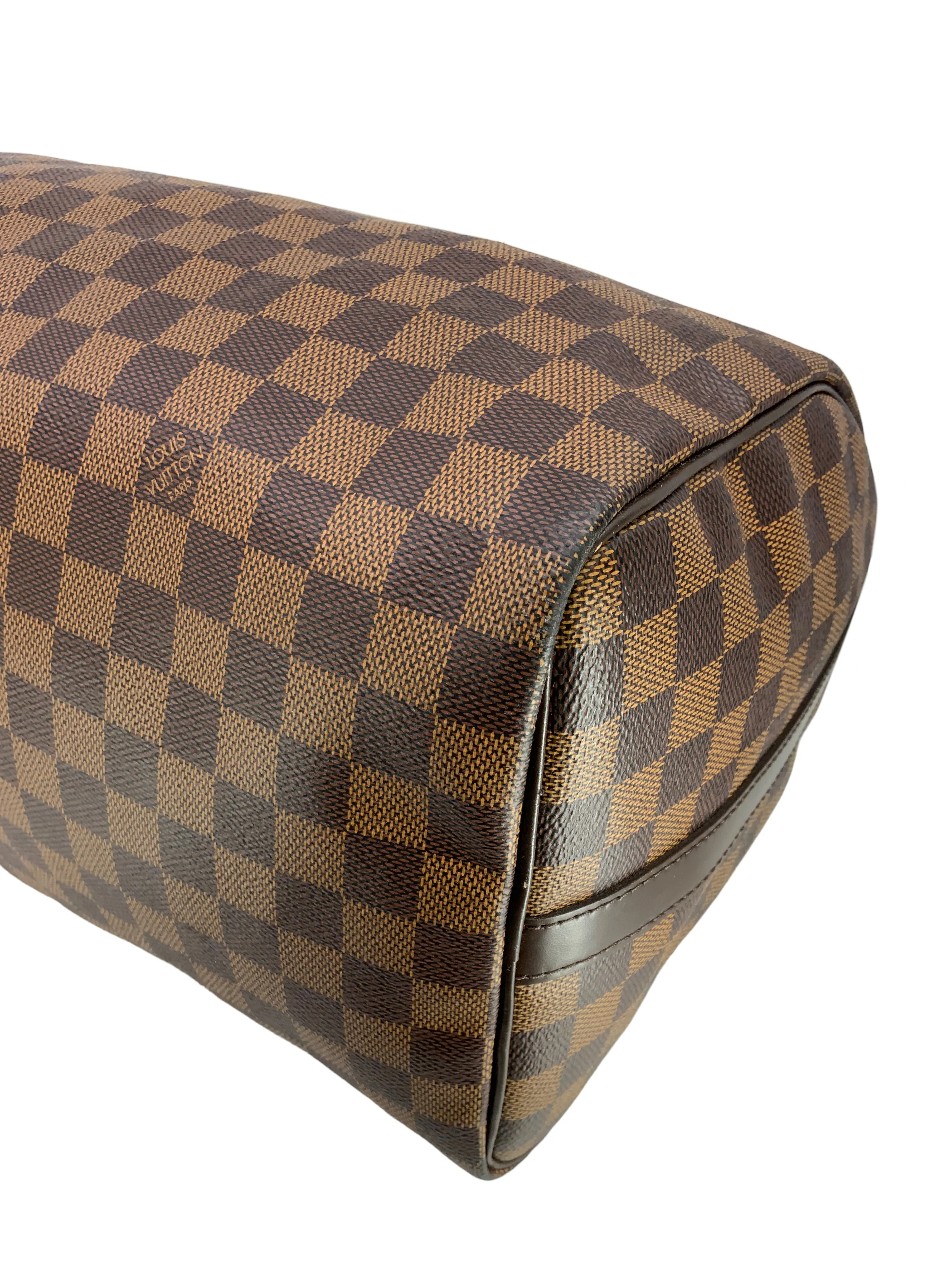 Louis Vuitton Damier Ebene Speedy Bandouliere 35 Bag