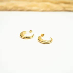 Mini Crescent Earrings