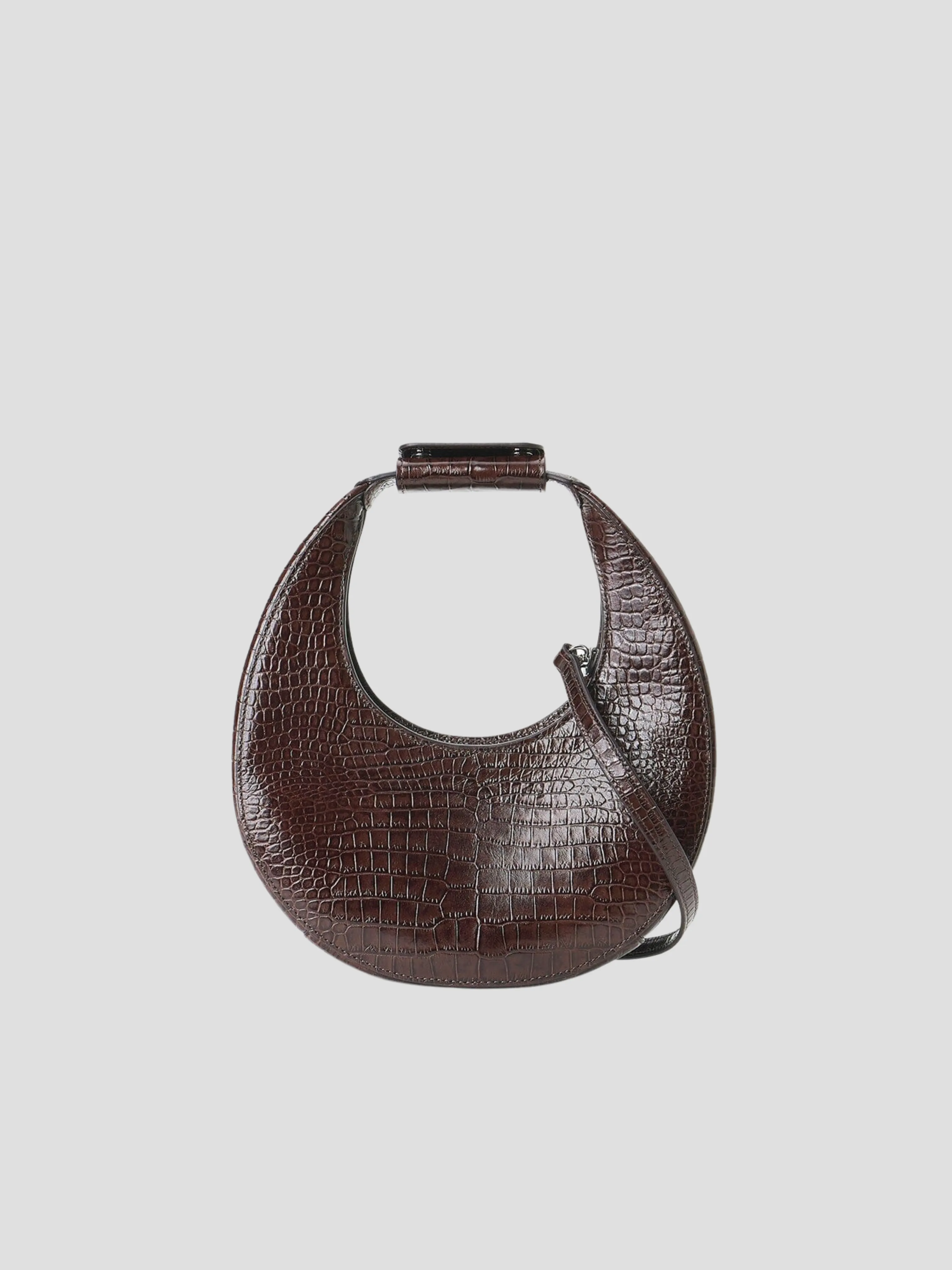 Mini Moon Bag in Brown