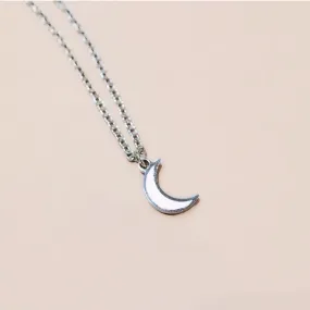 Moonlight Lumina Luna Crescent Moon Necklace