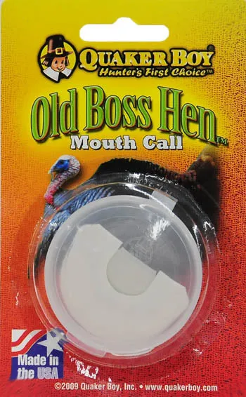 Quaker Boy Old Hen Turkey Mouth Call 11109