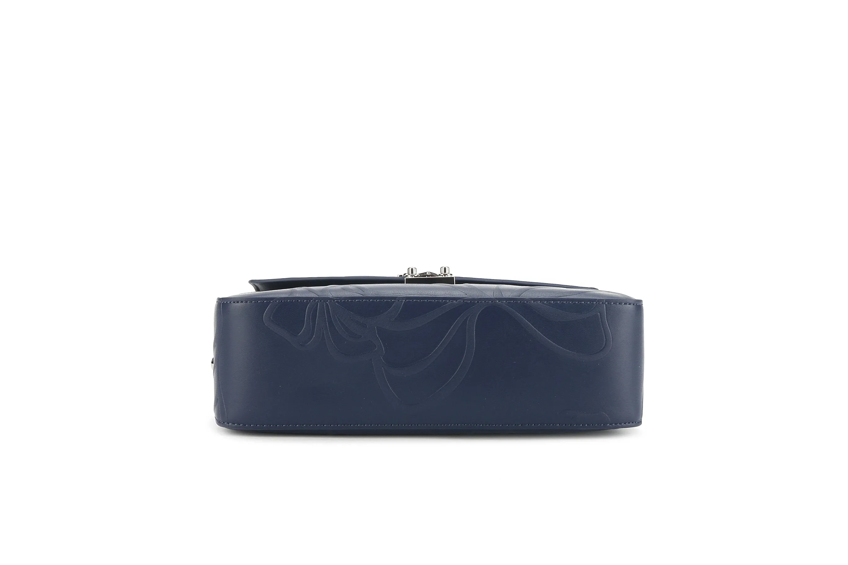 Satchel Alice Kalo Embossed Navy