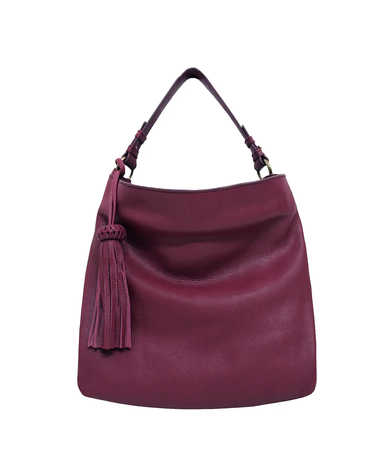 Shoulder Bag Bacalar Magenta Leather