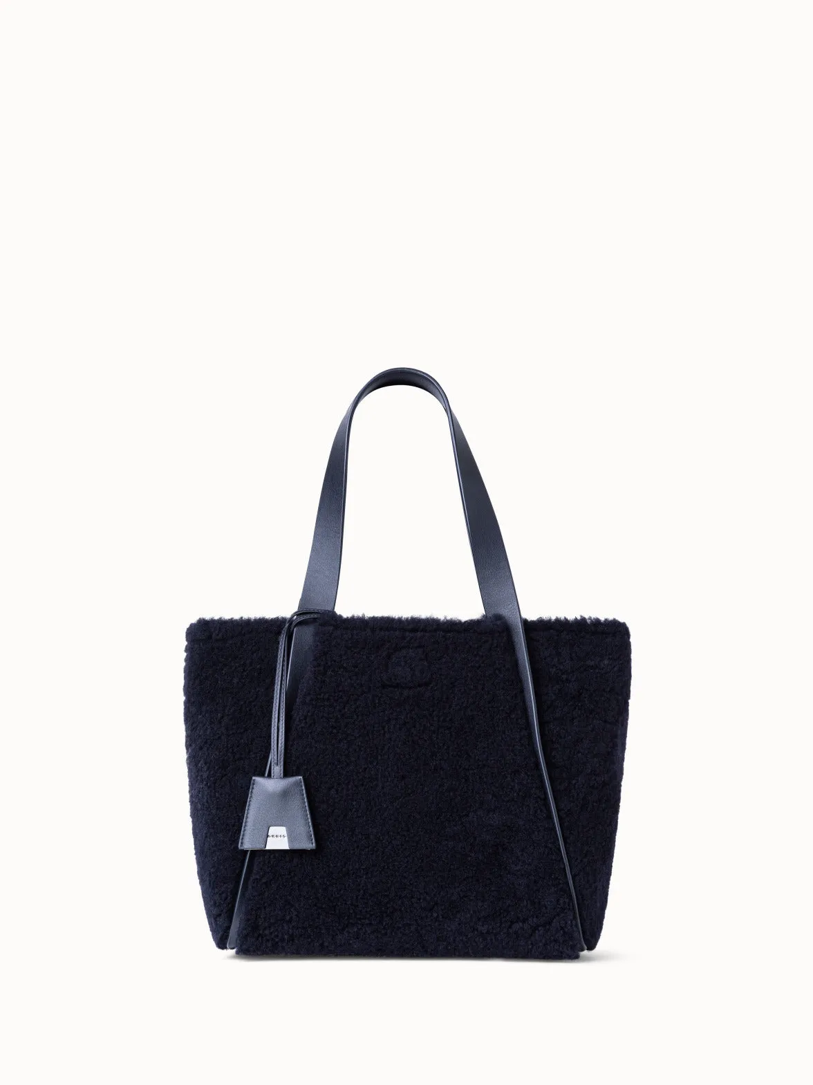 Small Alex Schultertasche aus Shearling