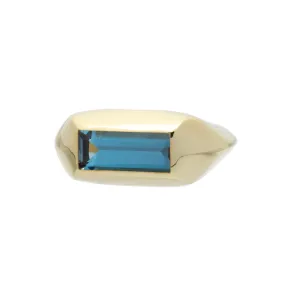 SPACE BAGUETTE TOPAZ RING