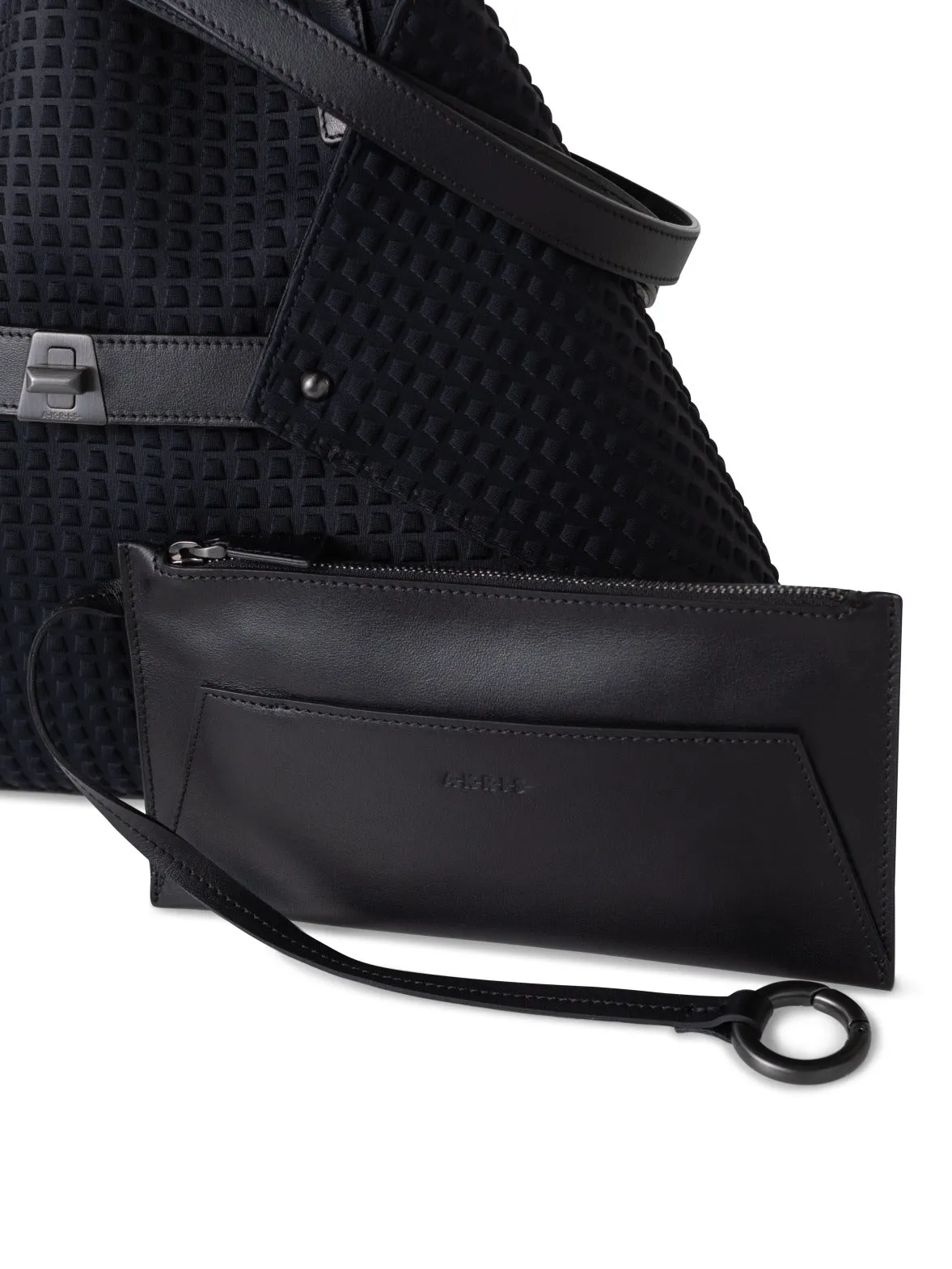 Techno Trapezoid Small Ai Shoulder Bag