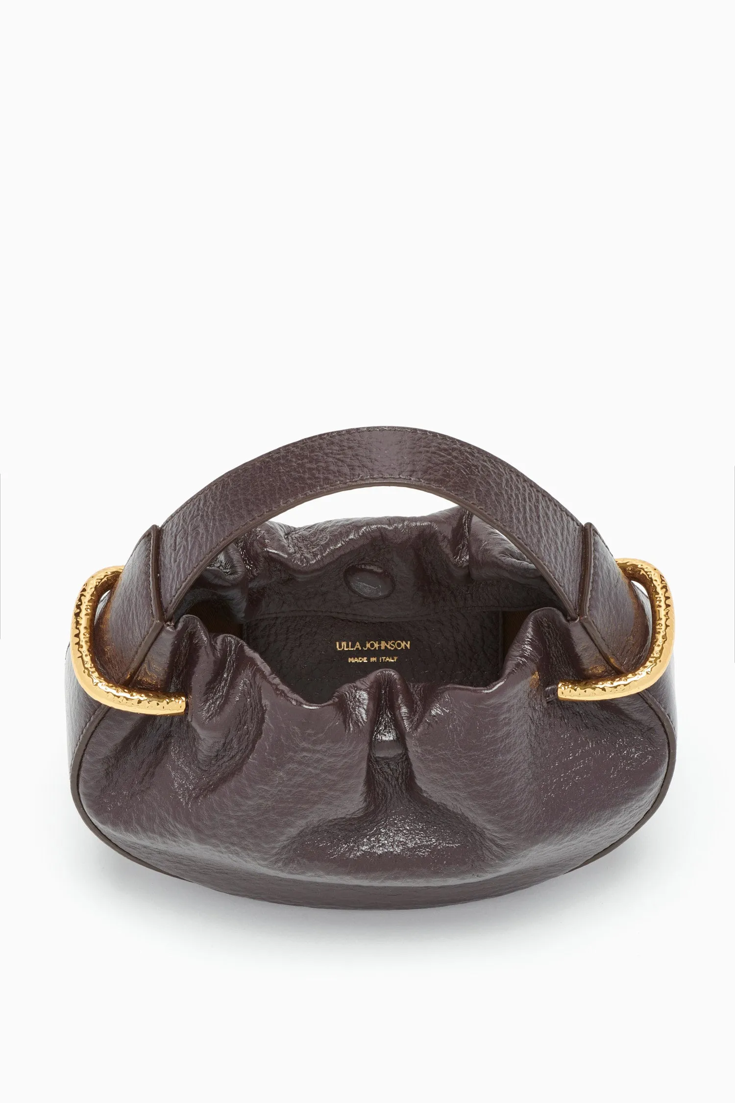 Tilda Ruched Mini Bag - Chocolate