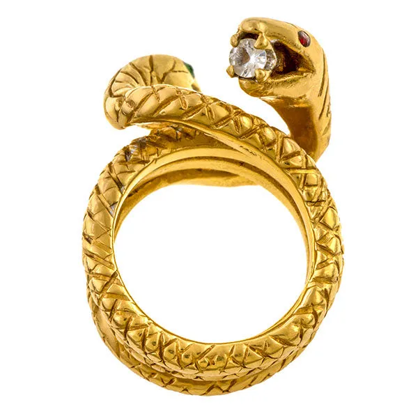 Vintage Snake Ring