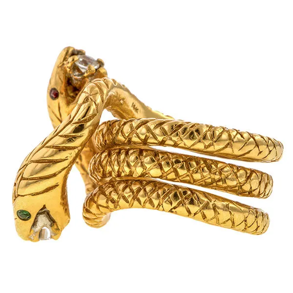 Vintage Snake Ring