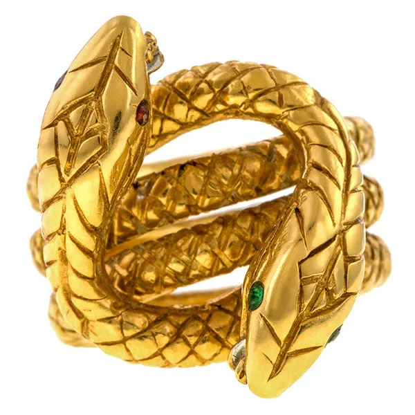 Vintage Snake Ring