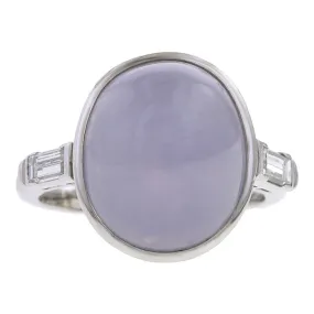 Vintage Star Sapphire & Diamond Ring