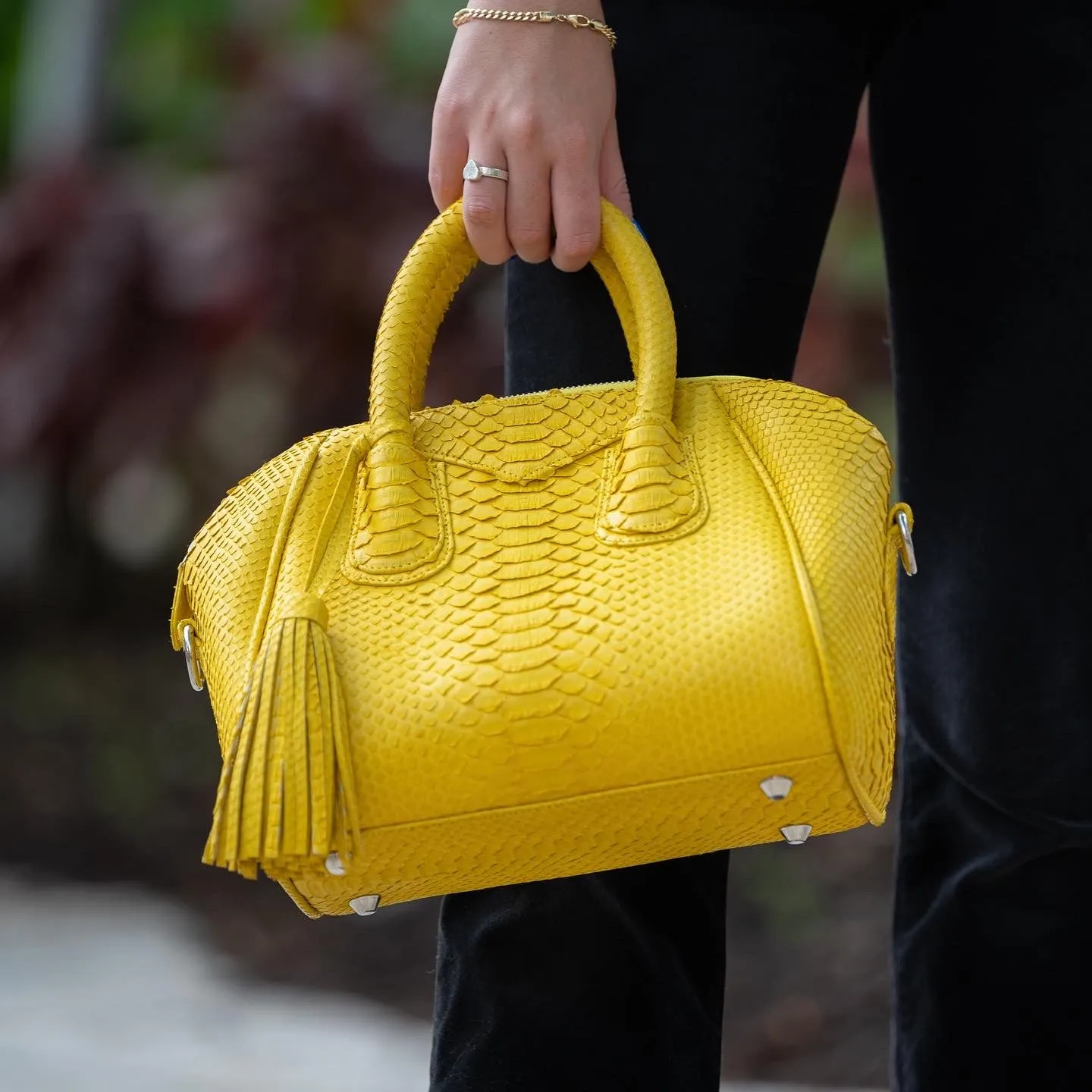 Yellow Satchel Bag